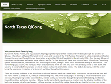 Tablet Screenshot of northtexasqigong.com